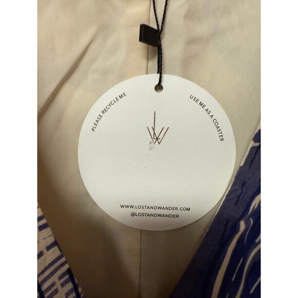 Lost + Wander Bellflower Midi Dress in Blue Floral Medium - Picture 10 of 12